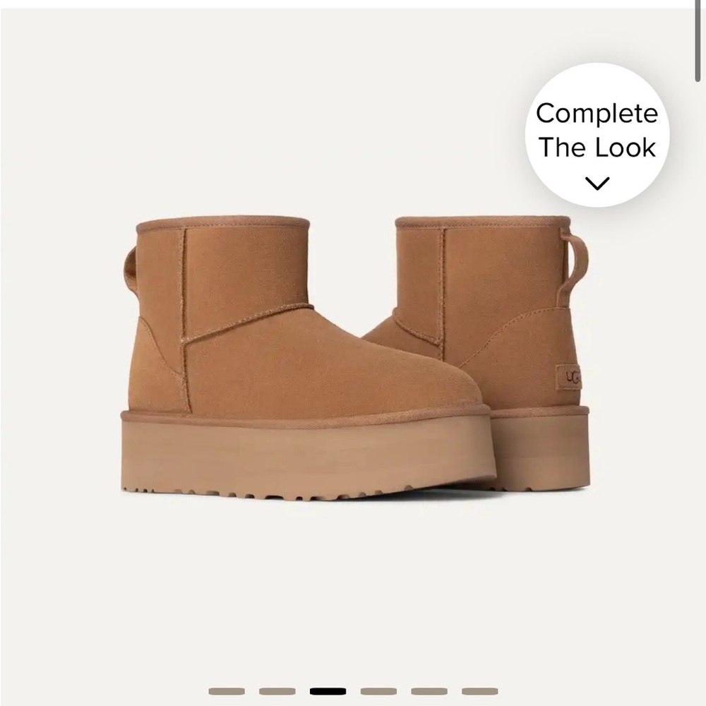 Classic mini platform Uggs - size 6